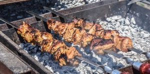 Brochettes au barbecue