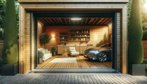 Isoler une porte de garage coulissante en bois