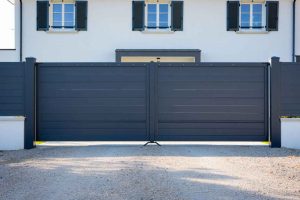 Installation d'un portail battant