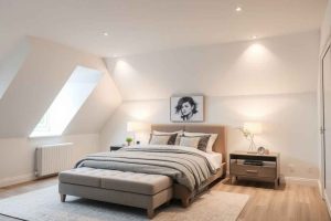 Gagner de l'espace dans une maison : aménagez une chambre sous les combles !