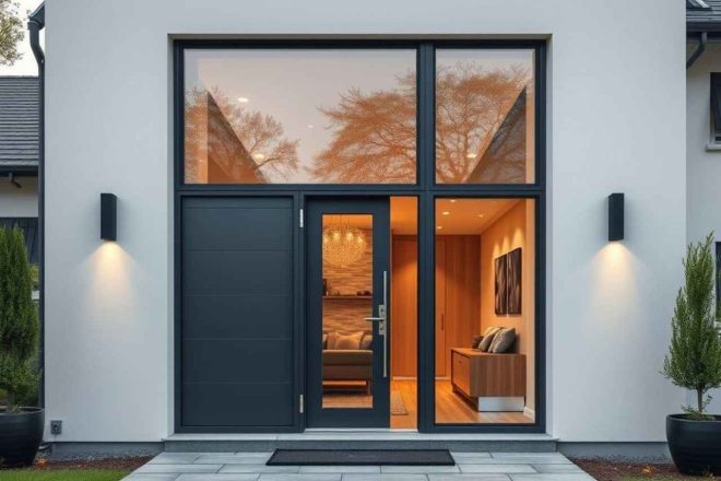 Portes d’entrée en alu : un choix esthétique et durable