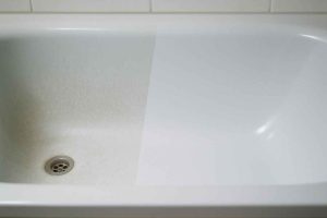 Méthodes pour éliminer les traces de  calcaire de la baignoire