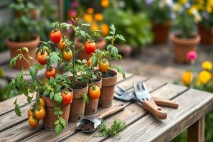 Planter les tomates en pot
