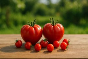 Les variétés de tomates : cœur de bœuf et tomates cerise
