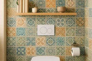 Idées déco pour vos toilettes avec du carrelage