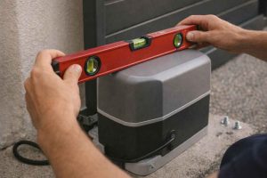 Pose d’une motorisation de portail