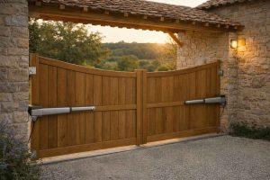 Motorisation d’un portail battant