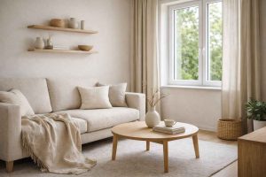 Salon décoration slow home matériaux naturels