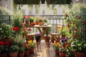 Découvrez comment aménager un jardin luxuriant sur votre balcon. Conseils pour choisir les plantes et optimiser l'espace