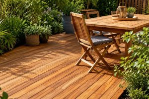 Une terrasse en teck pour un extérieur élégant et durable. Découvrez les avantages de ce bois résistant et esthétique