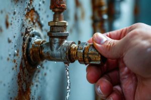 Les gestes d'urgence pour sécuriser votre chauffe-eau en cas de fuite. Apprenez à couper l'eau et l'électricité pour éviter les risques